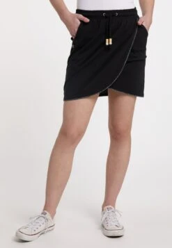 Ragwear NAILA A ORGANIC - A-Linien-Rock - Black