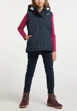 Ragwear MARRIN CHEVRON - Weste - Navy
