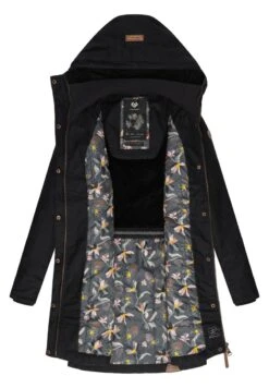 Ragwear JANNISA - Wintermantel - Black 11 Ragwear JANNISA - Wintermantel - Black -Ragwear d7f2aaf61ae84f19b87a90d814127b15