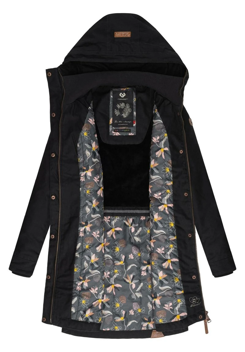 Ragwear JANNISA - Wintermantel - Black 6 Ragwear JANNISA - Wintermantel - Black – Bild 4