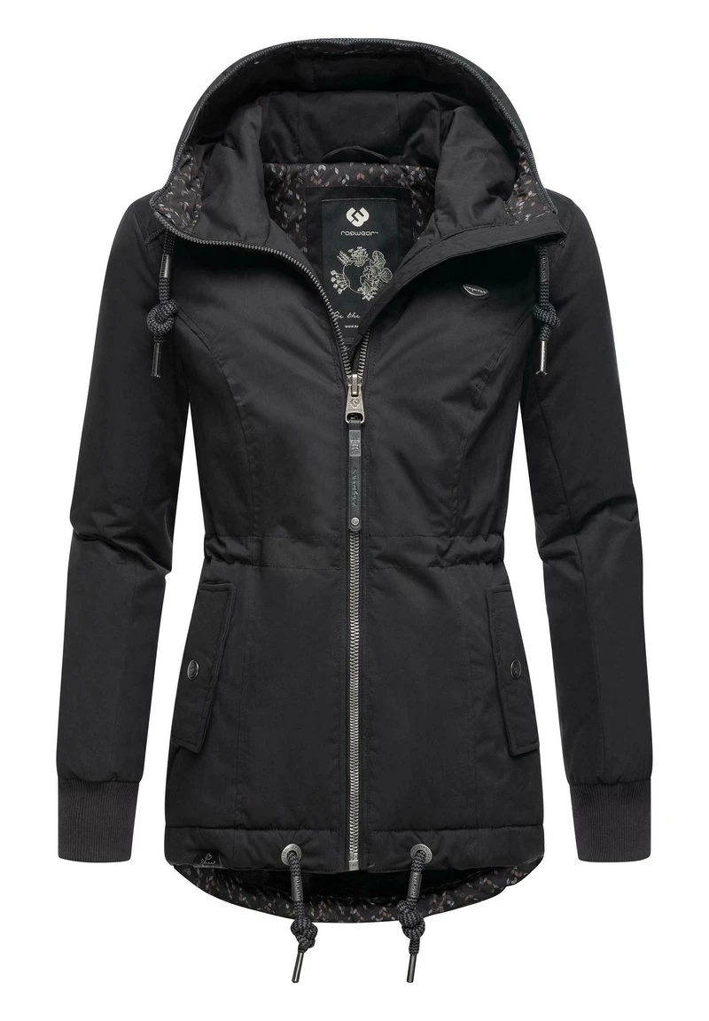 Ragwear YM Danka - Regenjacke / Wasserabweisende Jacke - Black 6 Ragwear YM Danka - Regenjacke / Wasserabweisende Jacke - Black – Bild 4