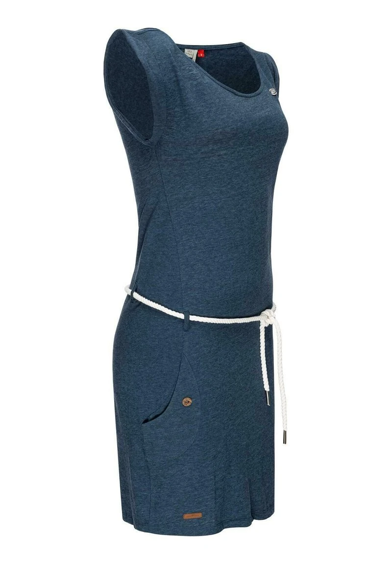 Ragwear Jerseykleid - Blau 4 Ragwear Jerseykleid - Blau – Bild 2