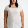 ROSANNE PLUS - T-Shirt Print - White -Ragwear e1eb4257e04b4c5a93a42725b1741b3a