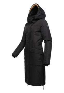 Ragwear WINTERMANTEL REFUTURA REMAKE - Wintermantel - Black -Ragwear edeac7c0326f4077b662750b943f29f2