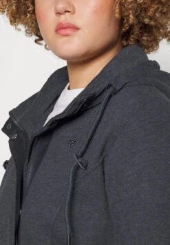 LETTI PLUS - Sweatjacke - Dark Grey Melange -Ragwear f88a607dd10e4f098c6e05f591b24eaf