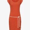 Ragwear TAG ZIG ZAG - Etuikleid - Terracotta